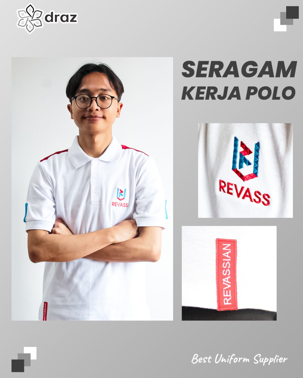 DRAZ 0506241 SERAGAM KERJA POLO