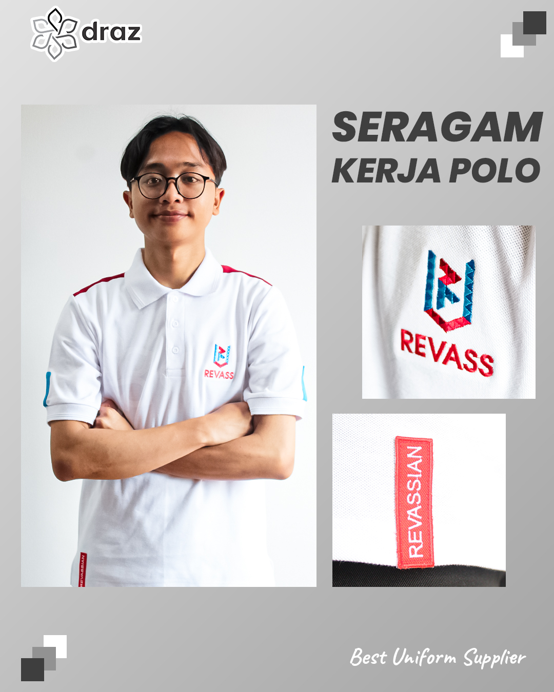 DRAZ 0506241 SERAGAM KERJA POLO