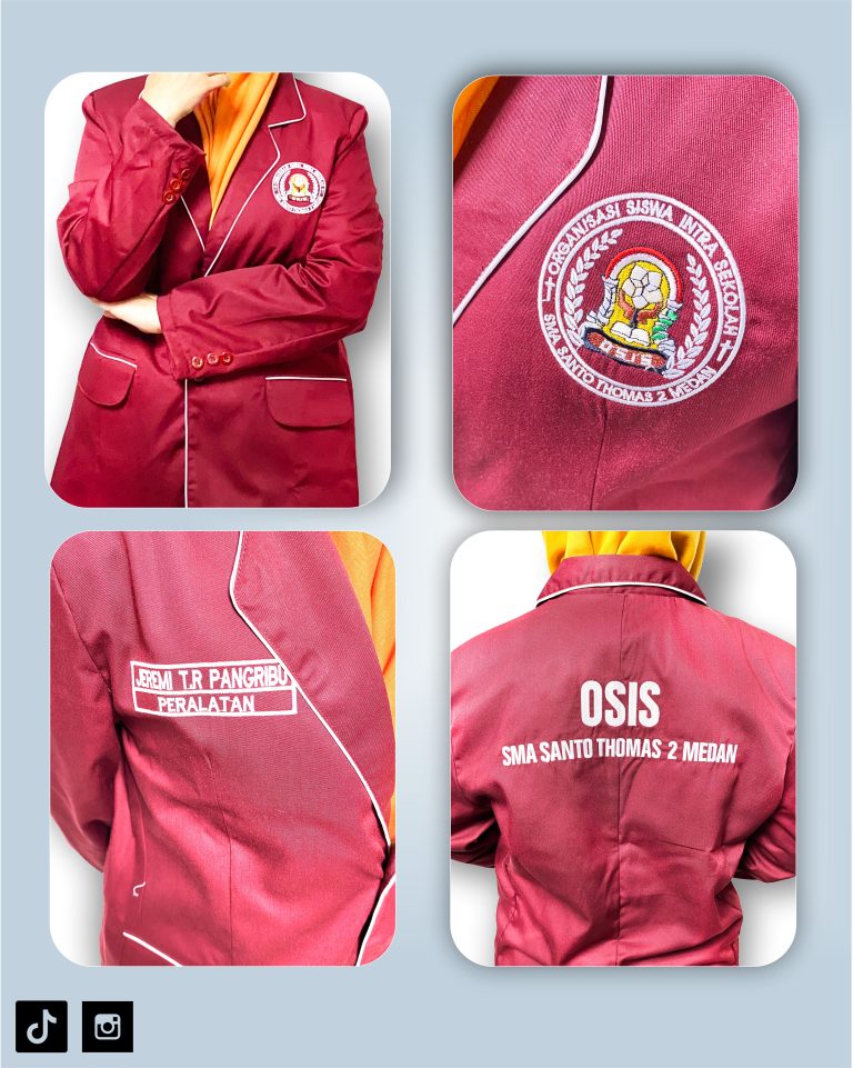 Konveksi Buat Jas Almamater Custom Bordir