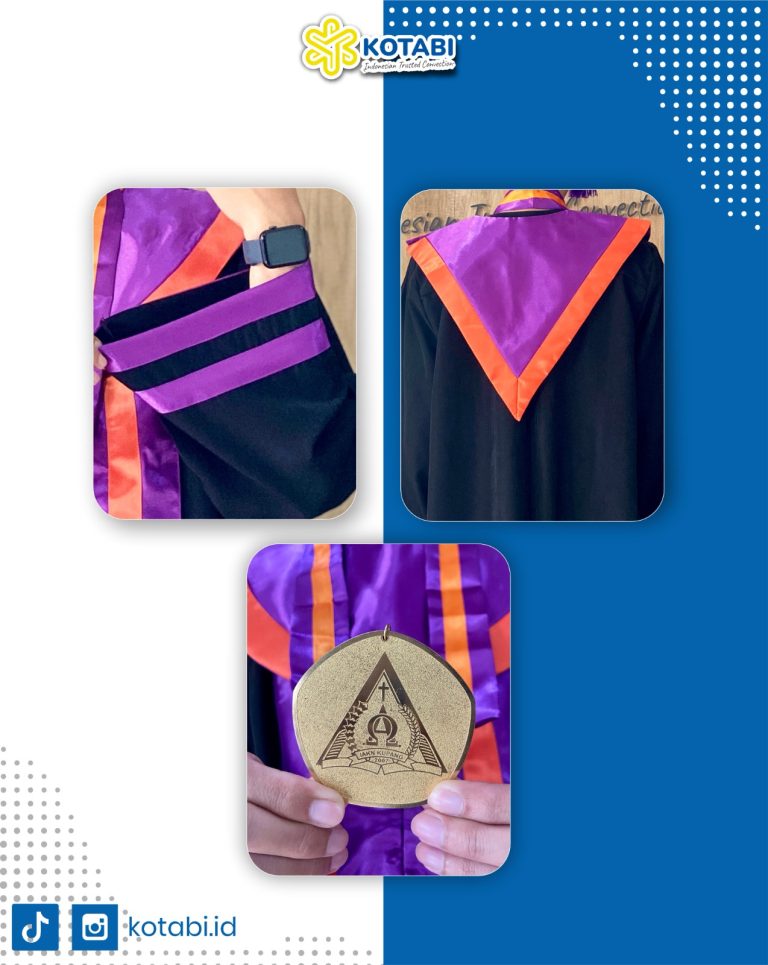 Konveksi Buat Toga Wisuda Kombinasi Warna