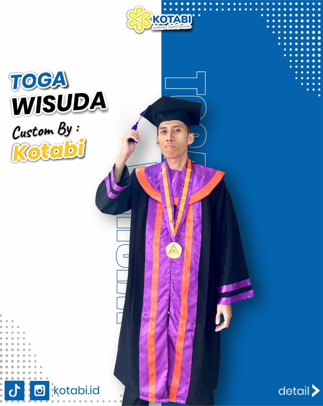 Konveksi Pembuatan Toga Wisuda Custom