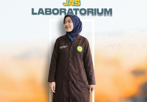 jas lab coklat teknik