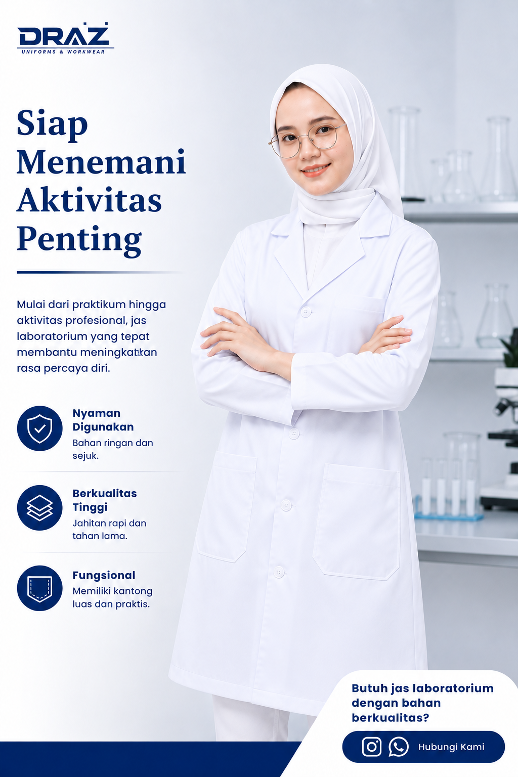 Jas Lab Ready Stok 1
