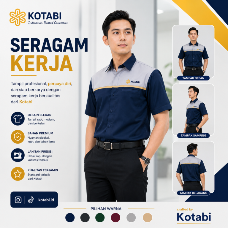 Seragam Kerja Karyawan Custom
