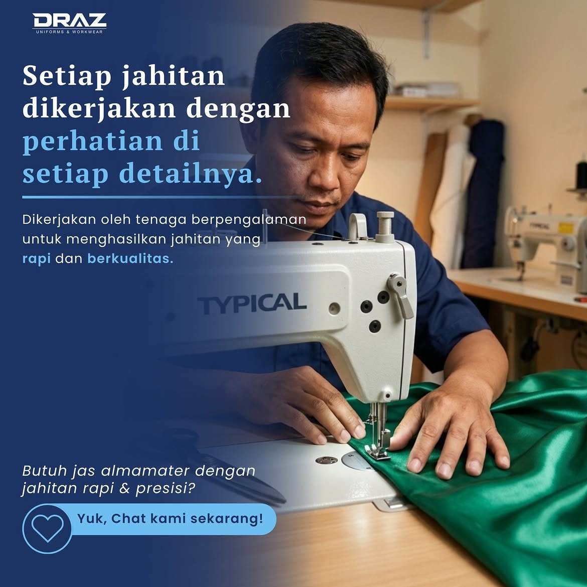Tim Produksi Jahitan Kualitas Terbaik