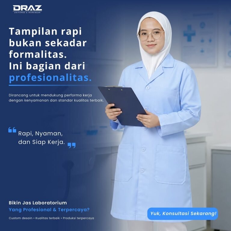 Tampilan rapi bukan sekadar formalitas.Ini adalah bagian dari profesionalitas.Di laboratorium, s