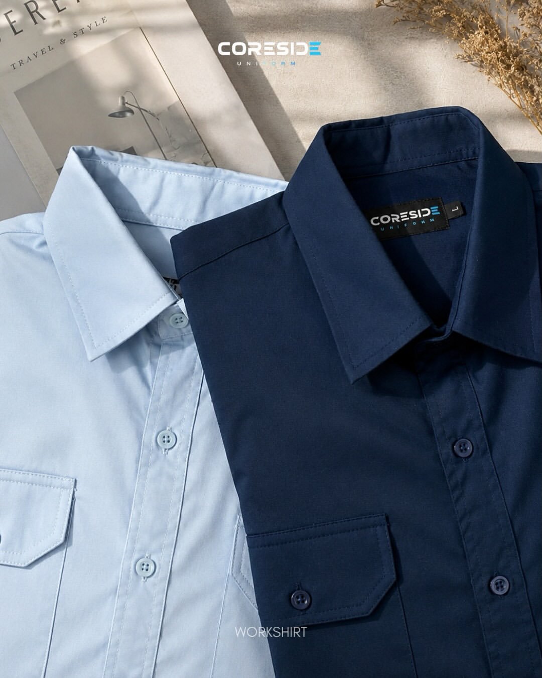 Dua warna, satu standar- tetap rapi dan profesionalDetail yang clean, warna yang versatile, dan